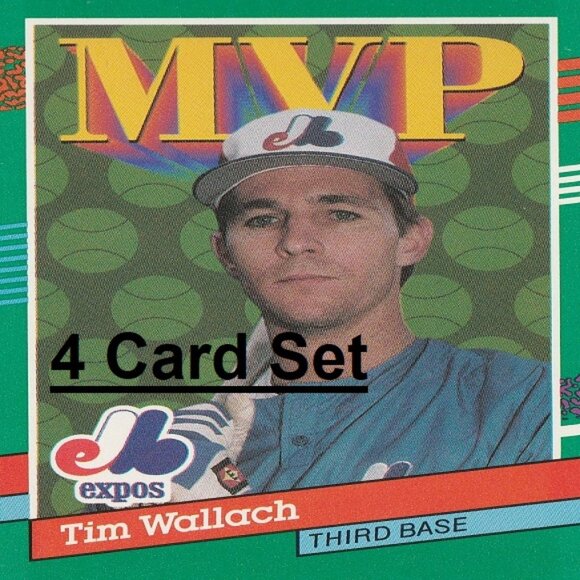 Tim Wallach MLB Card Collection - 4 MLB Cards - Picture 1 of 5